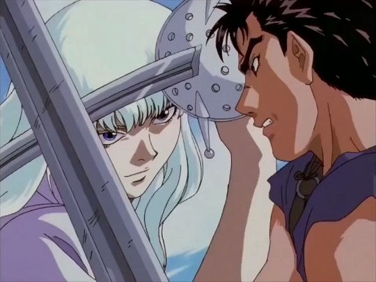 Griffith and Guts duel